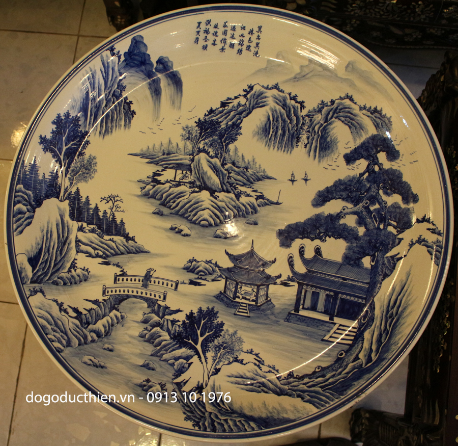 Đĩa Sứ Tàu Lớn - Hàng Độc
